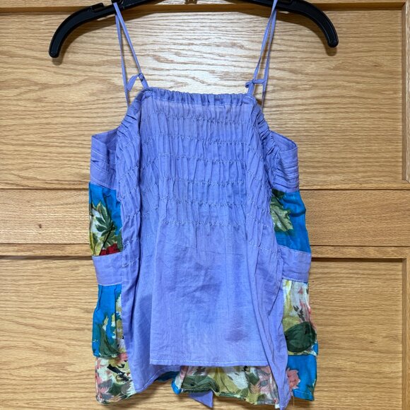 3/$20, Purple Blue Floral Camisole Top, NWOT - Picture 6 of 11